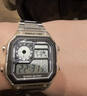 卡西欧（CASIO）【海外专供】小方块手表 ae1200电子表男款学生复古小银块石英表 AE-1200WHD-1AVDF 实拍图