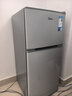 美的（Midea）112L两门小冰箱灰色双温小冰箱迷你家用宿舍租房灵活摆放节能低音深冷速冻 BCD-112CM 实拍图