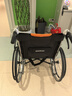 鱼跃 (yuwell)手动轮椅车H062折叠老人轻便免充气铝合金旅行手推代步 实拍图