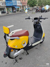 立马（LIMA）电动摩托车MINI 【速度50km/h-续航60KM】CHILWEE电池60V长续航通勤电动车 柠檬密黄 实拍图