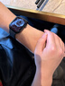 Apple/苹果 女神节礼物Watch S11 智能手表GPS款46毫米亮黑色铝金属表壳黑色运动型表带M/L 实拍图