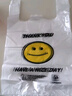 笑脸塑料袋加厚背心方便袋手提购物外卖打包袋食品级袋子定制批发 32*50cm 100只 实拍图