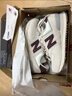 NEW BALANCE NB574官方休闲鞋女鞋复古舒适春季透气网鞋礼物轻便百搭运动鞋 米白色 WL574RCF 37.5 (脚长24cm)尺码详询客服 实拍图