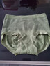 高腰无痕舒适收腹裤蚕丝底裆轻塑裤塑身提臀内裤女 绿色 2XL 【140-160斤】 实拍图