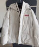 鸭鸭（YAYA）孙颖莎同款情侣羽绒服男女短款防风保暖冬季新款韩版宽松面包服 月光白色 M 【建议110-130斤】 实拍图