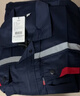 乾朗 乾朗 春秋防静电工作服套装男女长袖厚款耐磨劳保服带反光条电焊工服汽修工程服加油站电力局工装可定制logo 藏蓝色春秋套装180 实拍图