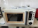 美的（Midea）空气炸微波炉烤箱一体机复古奶油风高颜值无油低脂大功率APP智能变频不锈钢内胆25L（PC23F5W） 实拍图
