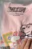 史努比（SNOOPY）【2件装】童装儿童短袖T恤男女童纯棉夏装 白色FUN+粉SWEET 120 实拍图