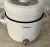 美的（Midea）电煮锅 泡面火锅宿舍小电锅 电蒸锅 多功能家用电热锅 2.6L蒸煮一体 小型2-3人用 配带蒸笼XZE2076 实拍图