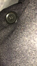 WEDOO 树脂花纹钮扣 哑光四眼西装外套纽扣男士西服裤子纽扣扣子 纯黑 25mm 6个 实拍图