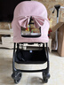 朗纳铂（land leopard）老虎Pro婴儿推车婴儿车轻便折叠双向超大轮避震儿童BB伞车 小猪粉【黑】 实拍图