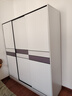 白浅【免费安装】衣柜卧室储物柜子移门衣橱简易推拉门大衣柜 【三门】1.8米主柜 实拍图