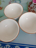 陶瓷碗家用喜庆乔迁新居碗碟餐具套装岁月静好饭碗 岁月静好3碗 实拍图