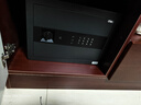 得力（deli）保险柜 办公家用电子密码保管箱小型入墙入柜私密箱隐藏保密柜 可固定安装 30cm黑 实拍图