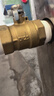 安达通 黄铜球阀 抗冻抗裂自来水开关阀门双内丝加厚大流量暖气阀门 DN25（1寸）加厚防爆款 实拍图