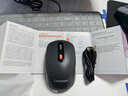 联想（Lenovo） 无线蓝牙双模充电鼠标 蓝牙5.0/3.0 便携办公鼠标人体工学设计 Howard风暴灰充电版 实拍图