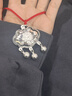 中国黄金（CHINA GOLD）福星马宝平安锁足银项链宝宝银锁长命锁婴儿周岁礼物新生儿见面礼 马宝宝吉祥平安锁【京速达】 实拍图