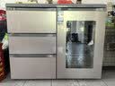 尊贵（ZUNGUI） BCD-210CV 210升 卧式冰箱家用抽屉柜式小型双门橱柜式嵌入式矮电冰箱 荷韵金 实拍图