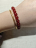 普陀山2026马年本命年红玛瑙手串女款红色天然玛瑙珠手链新年礼物 实拍图