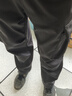 Homlean美式机能伞兵工装裤男秋冬加绒保暖阔腿休闲加厚长裤S6603黑色XL 实拍图