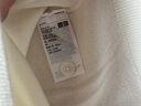 优衣库女装羊绒圆领针织短开衫479672 01 乳白色 XL 实拍图