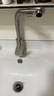 四季沐歌 面盆水龙头304不锈钢冷热旋转浴室卫生间洗手洗脸盆台盆龙头 【厨卫双用-双360°旋转】拉丝银色 实拍图