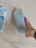 网易严选 EVA不臭脚玩趣彩虹拖鞋男女夏季浴室防滑情侣居家四季休闲 浅蓝色 37-38 女M 实拍图