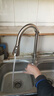 京东京造 厨房水龙头 抽拉式洗菜盆龙头 304不锈钢360°旋转冷热水3功能 实拍图