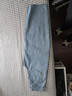 优衣库常规款女装男装宽松廓形牛仔裤/弯刀镰刀裤子479000 482280 482280/64湖蓝色(做旧设计) 27 /160/68A 实拍图