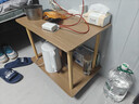 逸朗德（YILANGDE）简易床头柜小型卧室现代简约迷你床边柜收纳架储物柜子置物床头桌 浅胡桃色双层60*40*53CM 实拍图