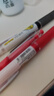 百乐（PILOT）P500红色中性笔水笔0.5直液式走珠笔签字笔学生文具套装办公用品刷题笔高颜值考试笔 3支装 实拍图