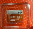 爱国者（aigo）64GB TF（MicroSD）存储卡 U3 A1 V30 4K 监控摄像头 行车记录仪专用高速内存卡 T1 读速100MB/s  实拍图