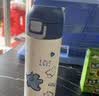 富光儿童水杯316保温杯开学季杯子小学生上学专用安全锁扣直饮吸管杯 小蒂蓝IP款400ml 实拍图