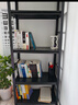 唐辑书架书柜家用落地置物货架学生钢制收纳储物架子 黑五层80*30*160 实拍图