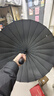 美度（MAYDU）长柄雨伞大号加固加厚结实抗风伞男士手动长把直柄雨伞黑M5003 实拍图