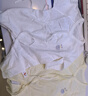 贝瑞加（Babyprints）宝宝连体衣2件装婴儿纯棉衣服四季薄款家居内衣透气爬服 白黄66 实拍图