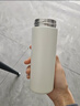 米家 保温杯 316不锈钢水杯 男女士杯子 大容量茶杯便携 350ml白色 实拍图