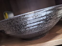 京东京造 大碗 汤面碗陶瓷沙拉家用特大号斗笠碗超大容量 12英寸*1 黑 实拍图