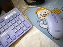 联想（lenovo）有线键鼠套装TL21 巧克力按键 有线键盘鼠标 USB 商务电脑办公键盘 笔记本台式机一体机键盘 紫色 实拍图