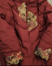 隽狐中老年羽绒服女短款妈妈冬装加厚大码60岁70老人奶奶太太冬季外套 红色 4XL 【推荐136-145斤】 实拍图