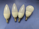 飞利浦（PHILIPS）led灯泡E27E14大小螺口超亮家用卧室客厅吊灯节能灯泡白光源球泡 4只装6.5W E14小螺口  白光6500K 实拍图