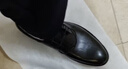 卡帝乐鳄鱼（CARTELO）软牛皮男士皮鞋商务正装鞋男内增高男鞋加绒皮鞋男9585 黑色 42 实拍图
