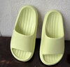 朴西新款EVA踩屎感厚底拖鞋女士居家室内情侣拖鞋男 黄色 39-40 实拍图