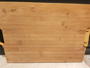 炊大皇菜板天然竹菜板旋转可立砧板自带磨刀石竹菜板45*32*2.2cm 实拍图