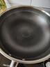 康巴赫炒锅不粘锅316L不锈钢炒菜锅32cm蜂窝平底煎炒锅电磁炉燃气灶通用 实拍图