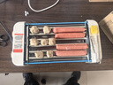 FRUNO全自动烤肠机台式家用迷你小型热狗机烤香肠机烤火腿肠机白领学生宿舍神器多功能早餐机 6管【烤肠架+接油盘】 实拍图