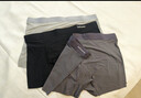 猫人男士内裤男冰丝无痕凉感10A虫草抑菌透气裤衩大码男生平角短裤头 黑色+铂灰+灰蓝 10A抑菌冰丝 3条 XL （建议120斤-140斤） 晒单实拍图