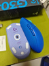 罗技（G）G304 LIGHTSPEED无线鼠标 游戏鼠标 轻质便携 鼠标宏 绝地求生FPS英雄联盟吃鸡 生日礼物 蓝色 实拍图