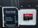 闪迪（SanDisk）128GB TF(MicroSD)内存卡 4K极速金卡A2 V30 U3行车记录仪 运动相机无人机 监控存储卡 读190MB/s 实拍图