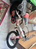 永久（FOREVER）儿童自行车男女款小孩单车可折叠脚踏车4-6-8-10岁辅助轮16寸橙色 实拍图